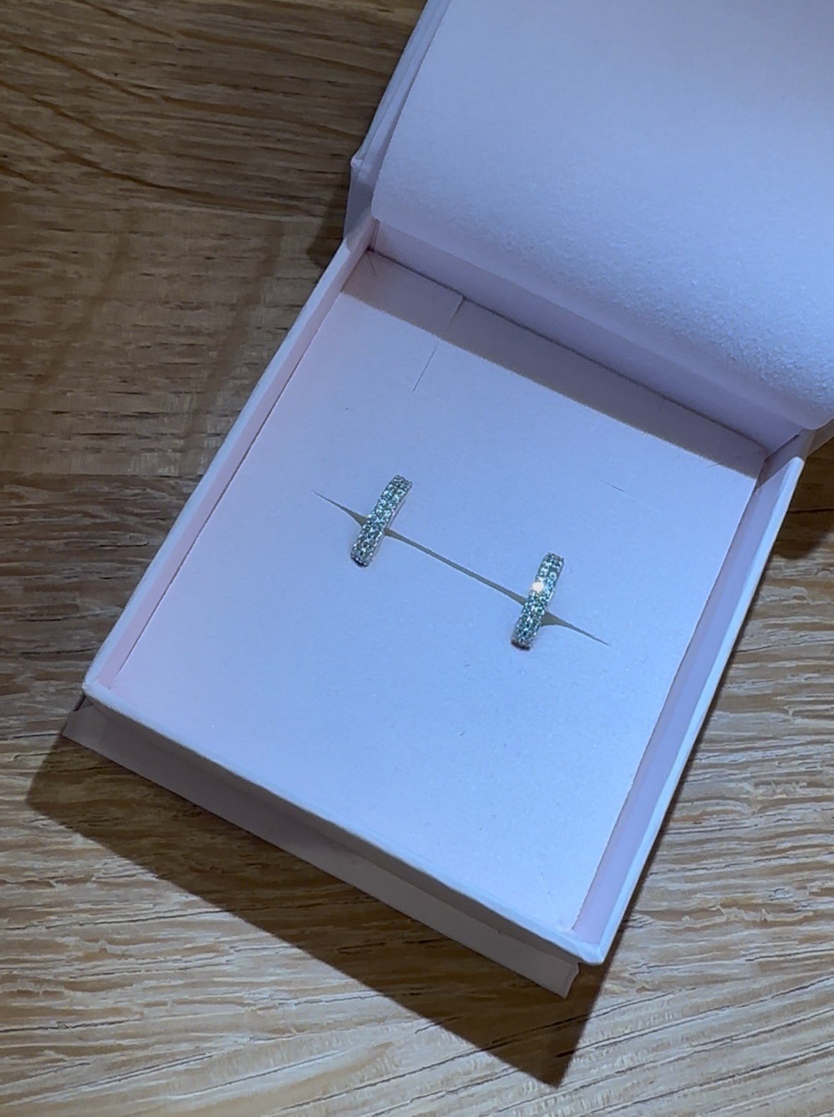 natural diamond 9ct yellow gold huggie earrings