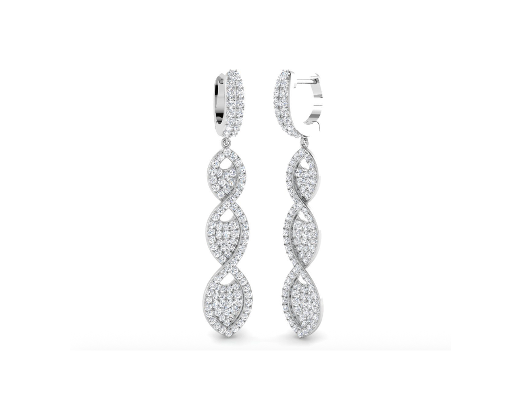 The Eternity Drop Earrings
