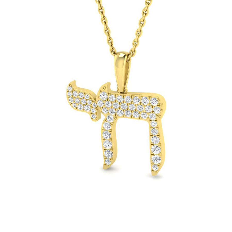Chai Diamond Necklace