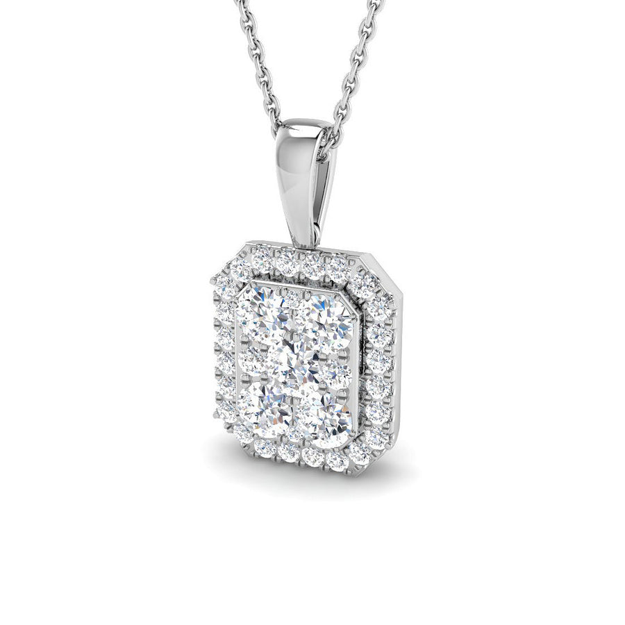 Diamond Frame Necklace