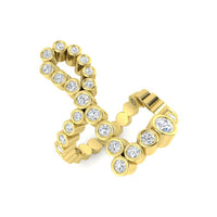 Diamond Swirl Ring