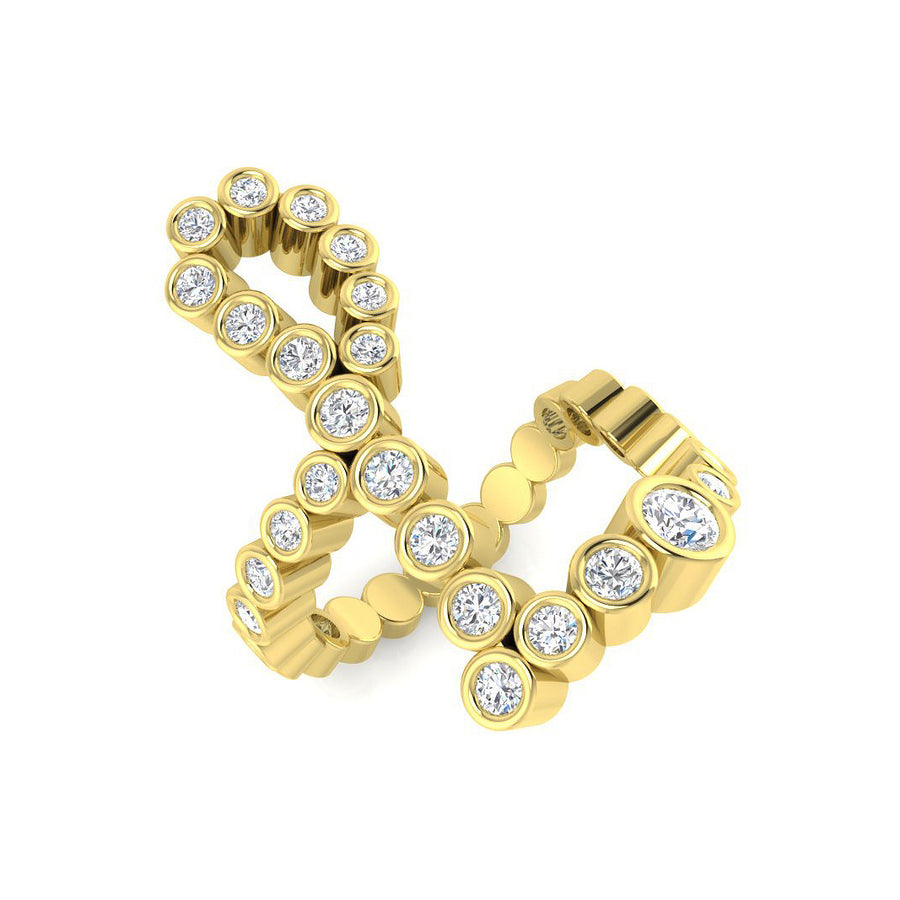 Diamond Swirl Ring