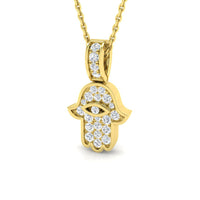 Hamsa Diamond Necklace