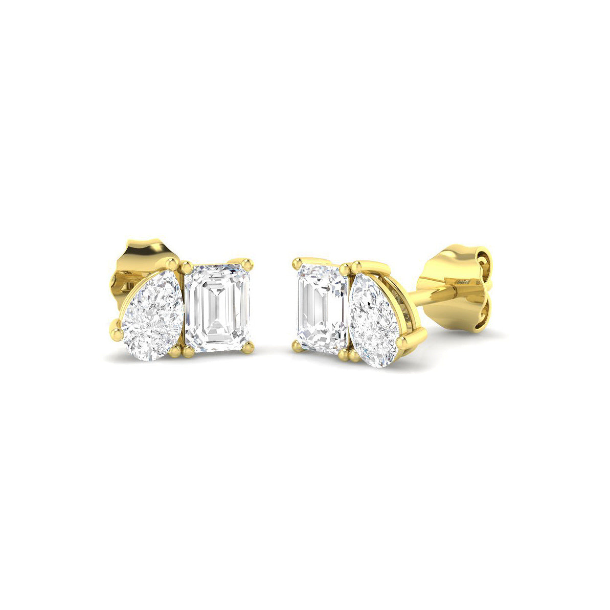 Toi et Moi Diamond Earrings
