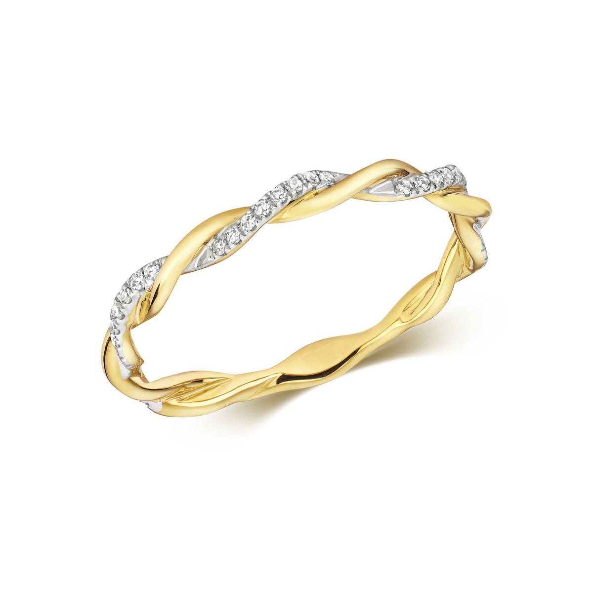 Twist Diamond Ring